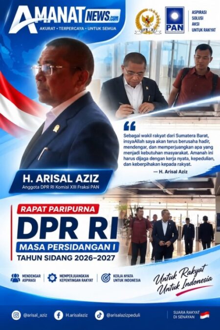 H. Arisal Aziz Tegaskan Amanah Rakyat Harus Dijaga dengan Kerja Nyata di DPR RI